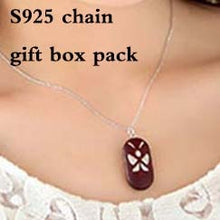 Load image into Gallery viewer, Romantatic Birthday Valentine&#39;s Day Women Gift Illusionist Locket Butterfly Heart Pendant 990 Silver Necklaces Can Print Photos