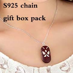 Romantatic Birthday Valentine's Day Women Gift Illusionist Locket Butterfly Heart Pendant 990 Silver Necklaces Can Print Photos