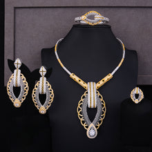 Load image into Gallery viewer, GODKI Luxury Party Square 4PCS Nigerian Jewelry Set For Women Wedding Zircon Indian African Bridal Jewelry Set 2018