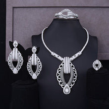 Load image into Gallery viewer, GODKI Luxury Party Square 4PCS Nigerian Jewelry Set For Women Wedding Zircon Indian African Bridal Jewelry Set 2018